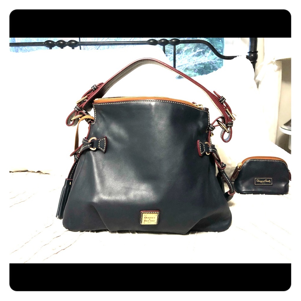 Dooney & Bourke Teagan Shoulder Bag Midnight Blue.
